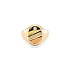 Goldener Herrenring mit Zirkon