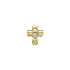 Gold-Anhänger Kreuz mit Zirkonen