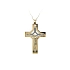 Gold-Anhänger Kreuz mit Jesus Christus