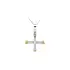Anhänger Kreuz aus kombiniertem Gold