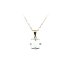 Gold-Anhänger mit Opal und Zirkonen