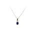 Gold-Anhänger mit Lapislazuli