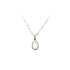 Gold-Anhänger mit Opal und Zirkonen