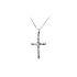 Anhänger Kreuz mit Jesus Christus aus Weißgold