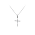Gold-Anhänger Kreuz mit Zirkonen
