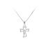 Kreuz mit Jesus Christus aus Weißgold