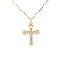 Goldenes Kreuz mit Jesus Christus