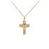 Goldenes Kreuz mit Jesus Christus