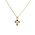 Goldenes Kreuz mit Zirkon