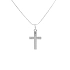 Kreuz aus Weißgold
