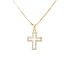 Goldenes Kreuz mit Zirkonen