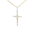 Goldenes Kreuz mit Jesus Christus