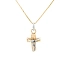 Goldenes Kreuz mit Jesus Christus