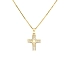 Goldenes Kreuz mit Zirkonen