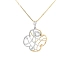 Gold-Anhänger mit Zirkonen