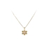 Goldblumenkette mit Zirkon