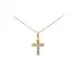 Gold-Anhänger Kreuz mit Jesus Christus