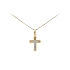 Gold-Anhänger Kreuz mit Jesus Christus