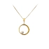 Gold-Anhänger mit Zirkon