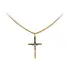 Gold-Anhänger Kreuz mit Jesus Christus