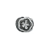 Goldring Crivelli mit schwarzen und weißen Diamanten