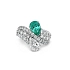 Goldring mit Smaragd und Diamanten