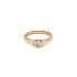 Gold Verlobungsring mit Diamant
