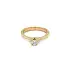 Gold Verlobungsring mit Diamant
