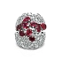Goldring mit Rubinen und Diamanten