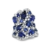 Goldring Crivelli mit Saphiren und Diamanten