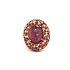 Goldring mit Rubinen und Diamanten