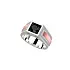 Goldring Zancan mit schwarzem Diamant
