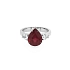 Goldring mit Rubin und Diamanten