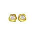 Gold-Ohrringe mit Diamanten
