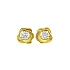 Gold-Ohrringe mit Diamanten