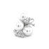 Goldring mit Perlen und Diamanten