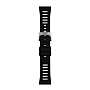 Schwarzes silikonarmband Tissot 21 mm SX T852.049.249