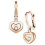 Goldohrringe Chopard Happy Diamonds 83A054-5301