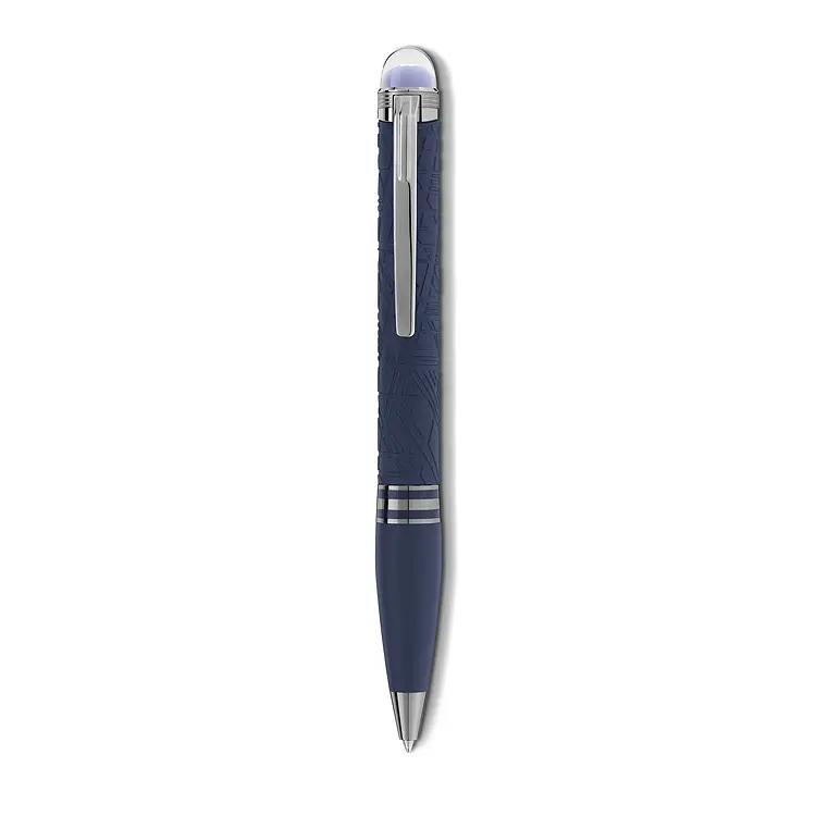 Montblanc StarWalker SpaceBlue Harz Kugelschreiber 130213