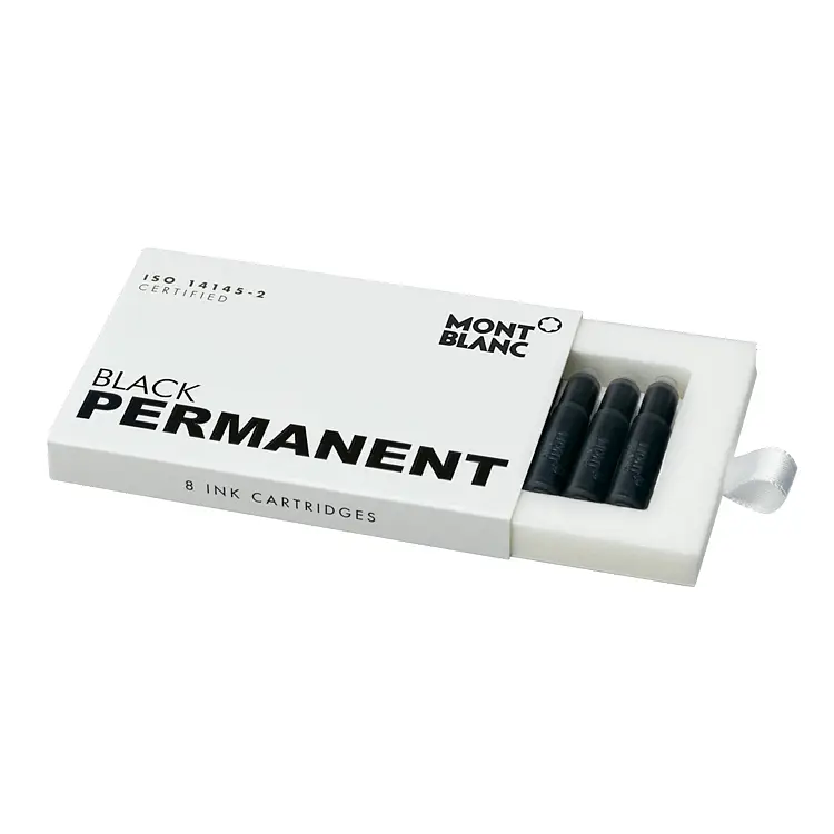 Montblanc Permanent-Tintenpatrone Schwarz 107757 ISO 14145-2