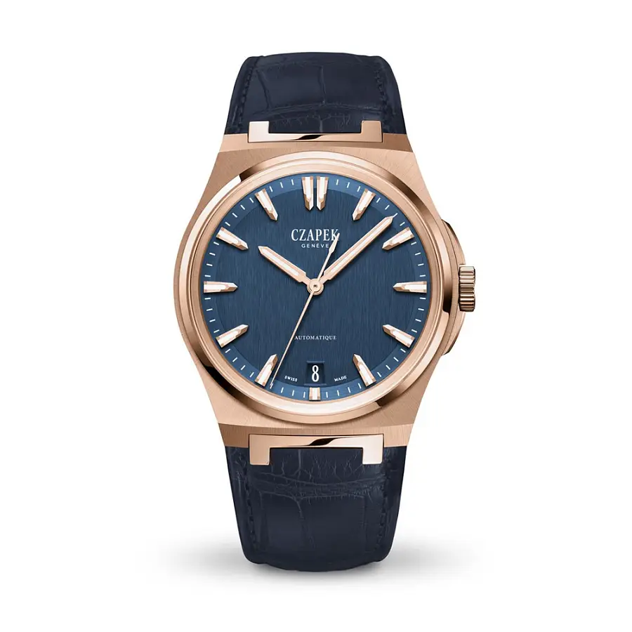 Antarctique Mount Erebus Tiefblau Rose Gold und Alligator Kappe