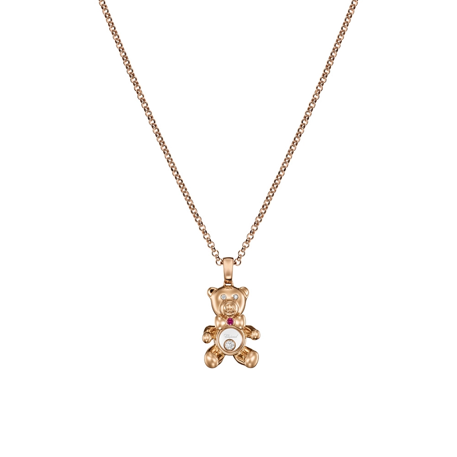 Gold-Anhänger Chopard Happy Diamonds Teddybär 79A188-5001