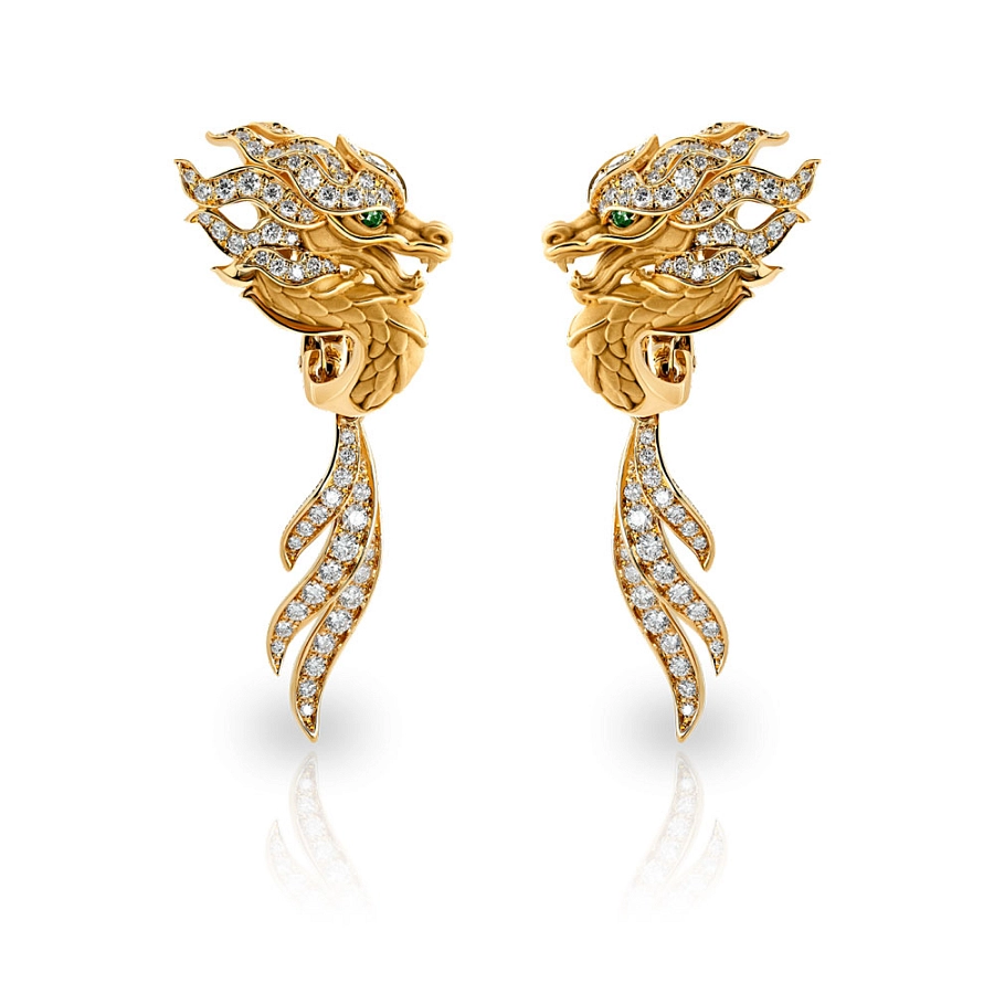 Ohrringe New Shanghai Maxi Pave