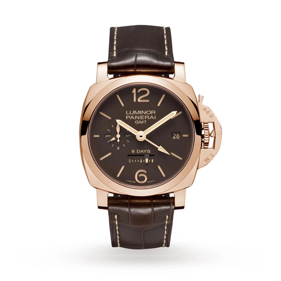 Luminor 1950 8 Tage GMT Rose Gold PAM 576