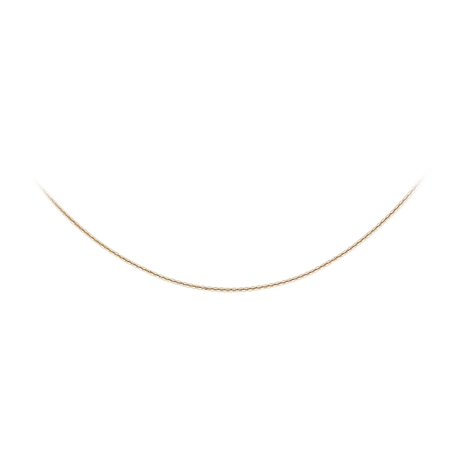 Minimalistische Ankerkette aus Gelbgold