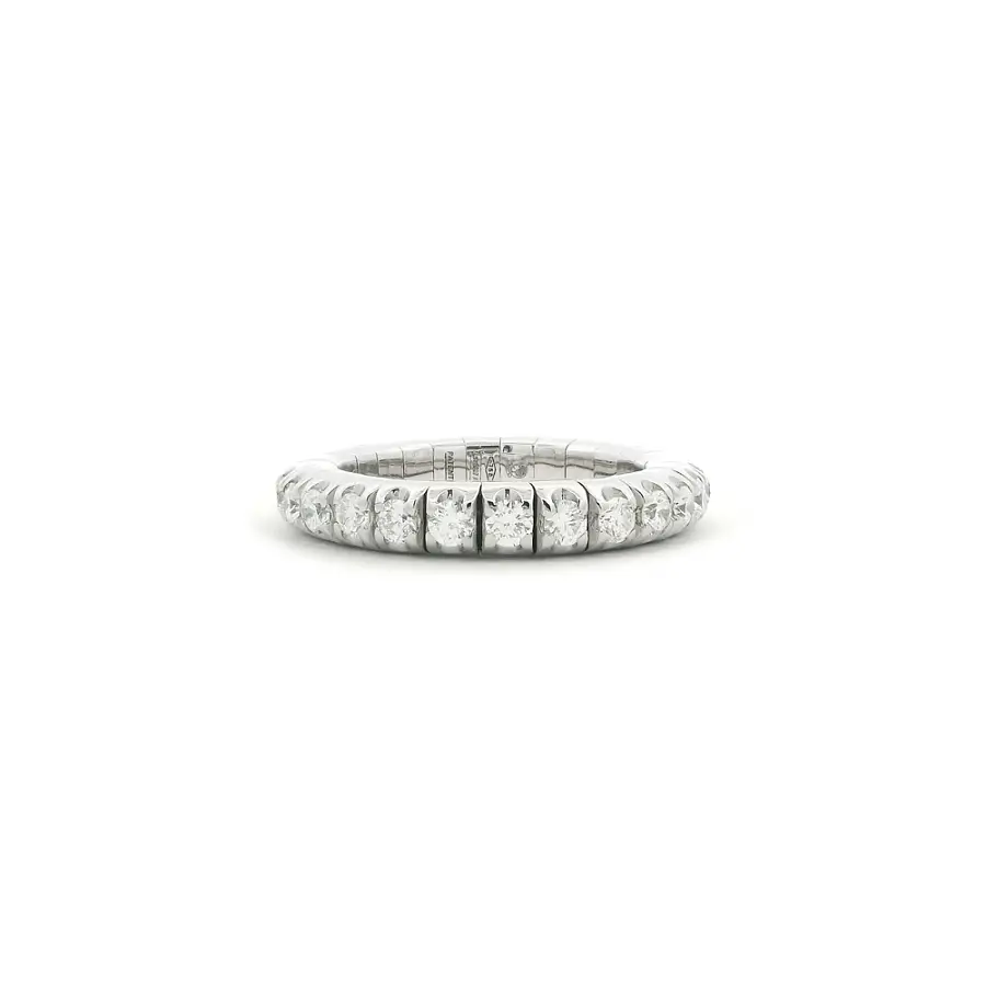 Eternity-Ring aus 18kt Weißgold mit Diamanten 1,04 ct