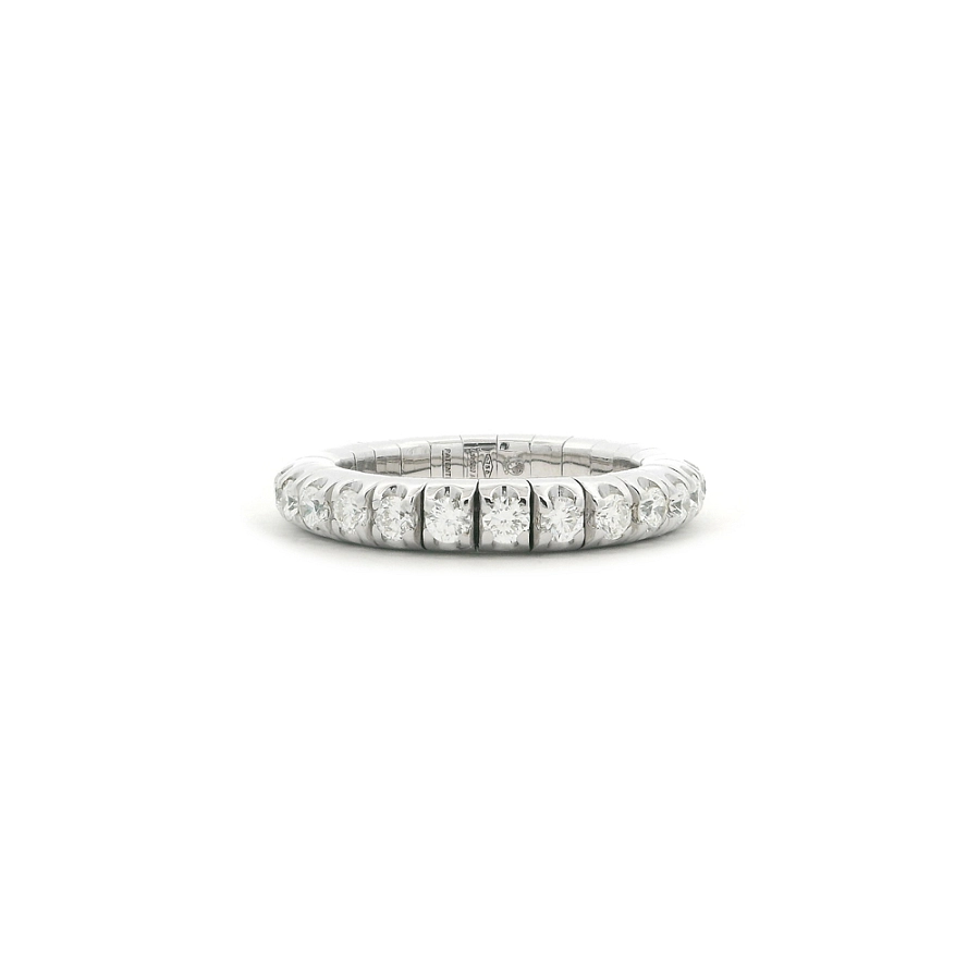 Eternity-Ring aus 18kt Weißgold mit Diamanten 1,04 ct