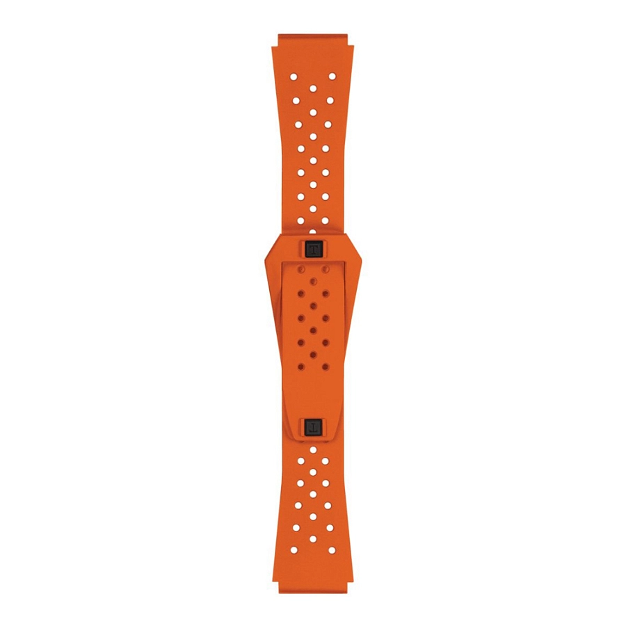 Orangenes Tissot Sideral 20 mm Gummiarmband T852.048.86