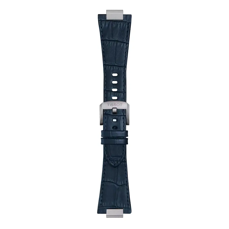Blaues Tissot Lederarmband für PRX 42 mm T852.049.411