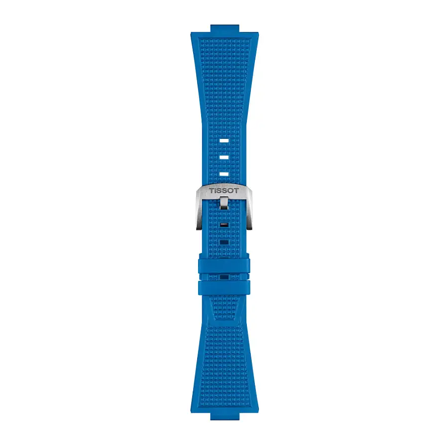 Blaues Tissot Gummiarmband für PRX 40 mm T852.049.577